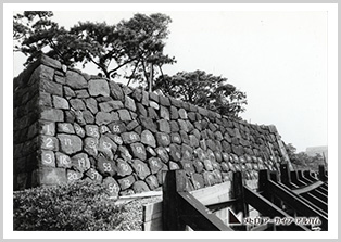 皇居内濠の石垣防護
